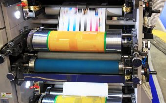 Flexographic,Machine,For,Multicolor,Printing,On,Paper